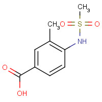 892878-60-3 4-(methanesulfonamido)-3-methylbenzoic acid chemical structure