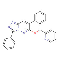 202929-20-2 3,7-diphenyl-6-(pyridin-2-ylmethoxy)-[1,2,4]triazolo[4,3-b]pyridazine chemical structure