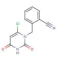 865758-95-8 2-[(6-chloro-2,4-dioxopyrimidin-1-yl)methyl]benzonitrile chemical structure