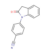 1042159-71-6 4-(2-oxo-3H-indol-1-yl)benzonitrile chemical structure