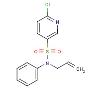 1012944-72-7 6-chloro-N-phenyl-N-prop-2-enylpyridine-3-sulfonamide chemical structure