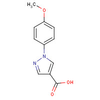 138907-79-6 1-(4-methoxyphenyl)pyrazole-4-carboxylic acid chemical structure
