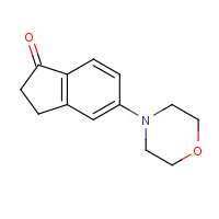 760995-19-5 5-morpholin-4-yl-2,3-dihydroinden-1-one chemical structure
