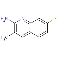 203506-29-0 7-fluoro-3-methylquinolin-2-amine chemical structure