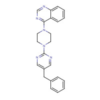 1310685-40-5 4-[4-(5-benzylpyrimidin-2-yl)piperazin-1-yl]quinazoline chemical structure