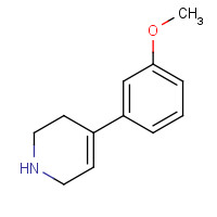 194669-46-0 4-(3-methoxyphenyl)-1,2,3,6-tetrahydropyridine chemical structure
