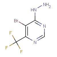 785777-95-9 [5-bromo-6-(trifluoromethyl)pyrimidin-4-yl]hydrazine chemical structure