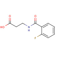 440341-60-6 3-[(2-fluorobenzoyl)amino]propanoic acid chemical structure