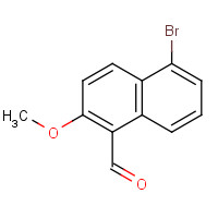 1466557-90-3 5-bromo-2-methoxynaphthalene-1-carbaldehyde chemical structure