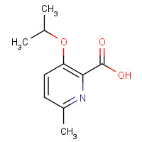 1228431-29-5 6-methyl-3-propan-2-yloxypyridine-2-carboxylic acid chemical structure