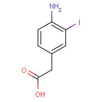 133178-71-9 2-(4-amino-3-iodophenyl)acetic acid chemical structure