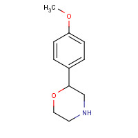 83555-74-2 2-(4-methoxyphenyl)morpholine chemical structure
