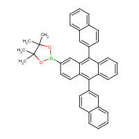 624744-67-8 2-(9,10-dinaphthalen-2-ylanthracen-2-yl)-4,4,5,5-tetramethyl-1,3,2-dioxaborolane chemical structure