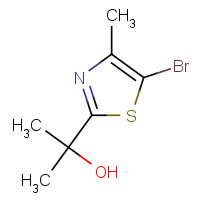 1346819-12-2 2-(5-bromo-4-methyl-1,3-thiazol-2-yl)propan-2-ol chemical structure