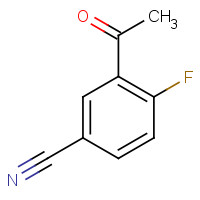 267875-54-7 3-acetyl-4-fluorobenzonitrile chemical structure