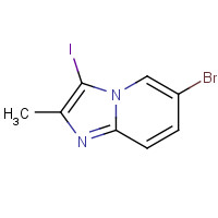 1246184-50-8 6-bromo-3-iodo-2-methylimidazo[1,2-a]pyridine chemical structure