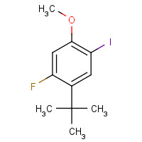 944317-23-1 1-tert-butyl-2-fluoro-5-iodo-4-methoxybenzene chemical structure