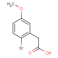 86826-93-9 2-(2-bromo-5-methoxyphenyl)acetic acid chemical structure