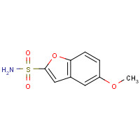 100586-80-9 5-methoxy-1-benzofuran-2-sulfonamide chemical structure