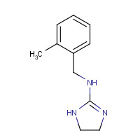 38941-29-6 N-[(2-methylphenyl)methyl]-4,5-dihydro-1H-imidazol-2-amine chemical structure