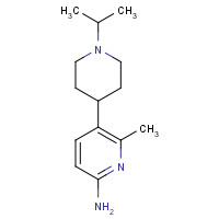 1310714-20-5 6-methyl-5-(1-propan-2-ylpiperidin-4-yl)pyridin-2-amine chemical structure