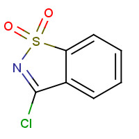 567-19-1 3-chloro-1,2-benzothiazole 1,1-dioxide chemical structure