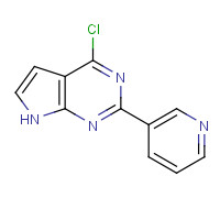 1313910-46-1 4-chloro-2-pyridin-3-yl-7H-pyrrolo[2,3-d]pyrimidine chemical structure