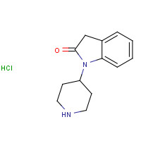 58562-44-0 1-piperidin-4-yl-3H-indol-2-one;hydrochloride chemical structure