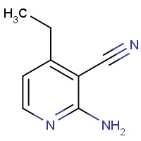 71493-77-1 2-amino-4-ethylpyridine-3-carbonitrile chemical structure