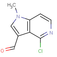97989-41-8 4-chloro-1-methylpyrrolo[3,2-c]pyridine-3-carbaldehyde chemical structure