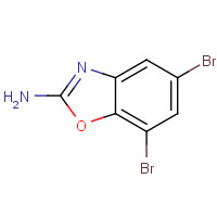 52112-67-1 5,7-dibromo-1,3-benzoxazol-2-amine chemical structure