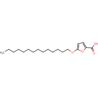 54857-86-2 5-tetradecoxyfuran-2-carboxylic acid chemical structure