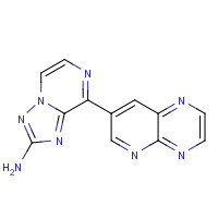 1360612-92-5 8-pyrido[2,3-b]pyrazin-7-yl-[1,2,4]triazolo[1,5-a]pyrazin-2-amine chemical structure