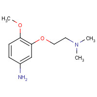 170229-68-2 3-[2-(dimethylamino)ethoxy]-4-methoxyaniline chemical structure