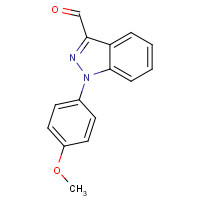 885271-31-8 1-(4-methoxyphenyl)indazole-3-carbaldehyde chemical structure