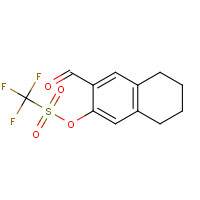 944317-58-2 (3-formyl-5,6,7,8-tetrahydronaphthalen-2-yl) trifluoromethanesulfonate chemical structure