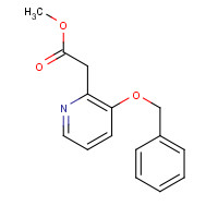 848318-14-9 methyl 2-(3-phenylmethoxypyridin-2-yl)acetate chemical structure