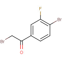 1003879-02-4 2-bromo-1-(4-bromo-3-fluorophenyl)ethanone chemical structure