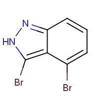 885521-68-6 3,4-dibromo-2H-indazole chemical structure