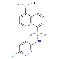 162550-86-9 N-(6-chloropyridazin-3-yl)-5-(dimethylamino)naphthalene-1-sulfonamide chemical structure