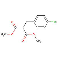 88466-70-0 dimethyl 2-[(4-chlorophenyl)methyl]propanedioate chemical structure
