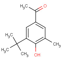 18606-50-3 1-(3-tert-butyl-4-hydroxy-5-methylphenyl)ethanone chemical structure