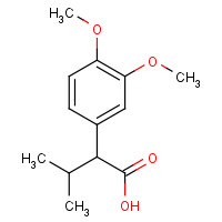 92157-19-2 2-(3,4-dimethoxyphenyl)-3-methylbutanoic acid chemical structure
