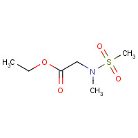 58742-72-6 ethyl 2-[methyl(methylsulfonyl)amino]acetate chemical structure