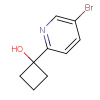 1319256-44-4 1-(5-bromopyridin-2-yl)cyclobutan-1-ol chemical structure