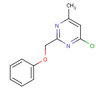 67386-45-2 4-chloro-6-methyl-2-(phenoxymethyl)pyrimidine chemical structure