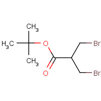 75509-27-2 tert-butyl 3-bromo-2-(bromomethyl)propanoate chemical structure