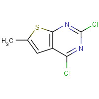 76872-23-6 2,4-dichloro-6-methylthieno[2,3-d]pyrimidine chemical structure