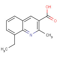 948291-31-4 8-ethyl-2-methylquinoline-3-carboxylic acid chemical structure