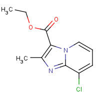 885276-29-9 ethyl 8-chloro-2-methylimidazo[1,2-a]pyridine-3-carboxylate chemical structure